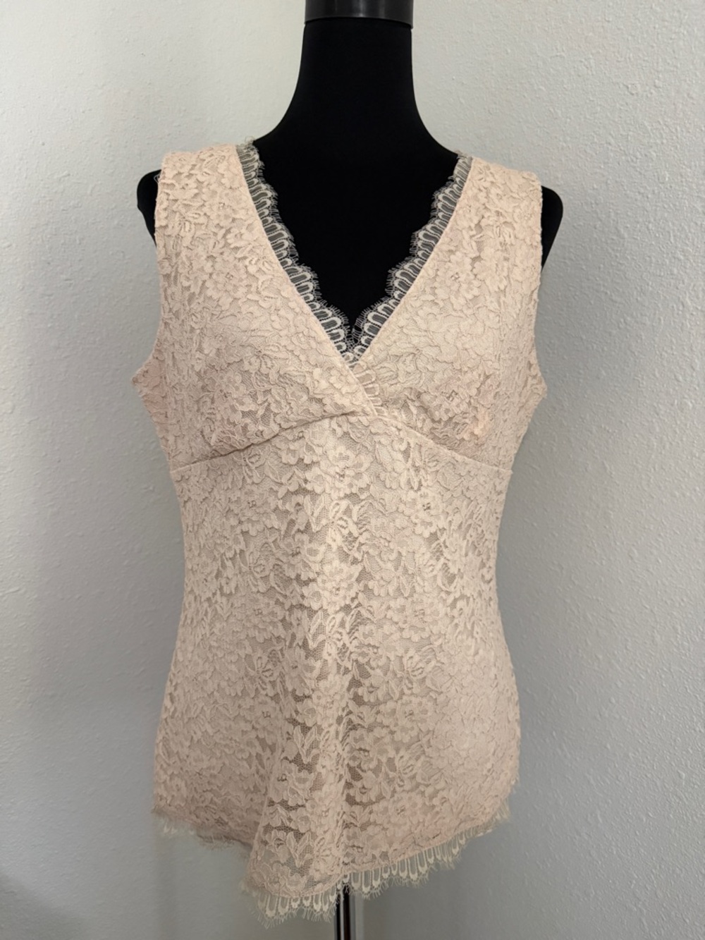 Y2K lace overlay baby doll  empire waist whimsy fairy festival size large